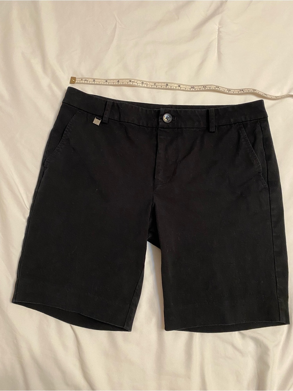 Lauren Ralph Lauren Black Women's Classic Chino Shorts
